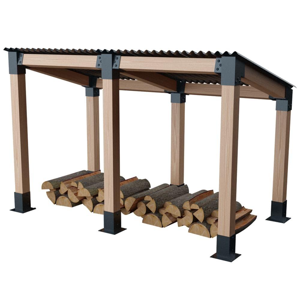 Kit de connecteurs et fixations pour abri ou carport, Enlèvement, Bois