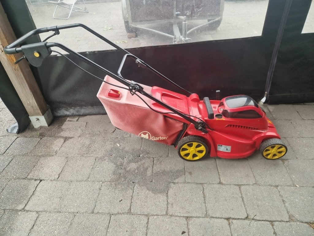 Grasmachine op batterij, Ophalen, Gebruikt, Accu-grasmaaier, Wolfgarten