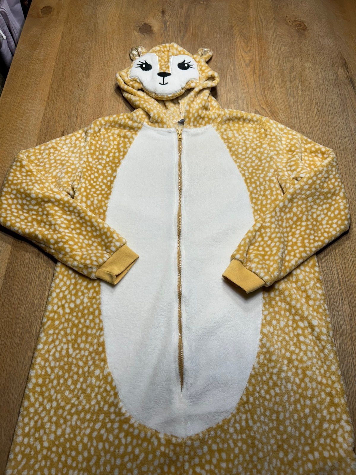 Gele herten onesie Zeeman maat 36/38, Kleding | Dames, Ophalen of Verzenden, Zo goed als nieuw, Maat 36 (S)