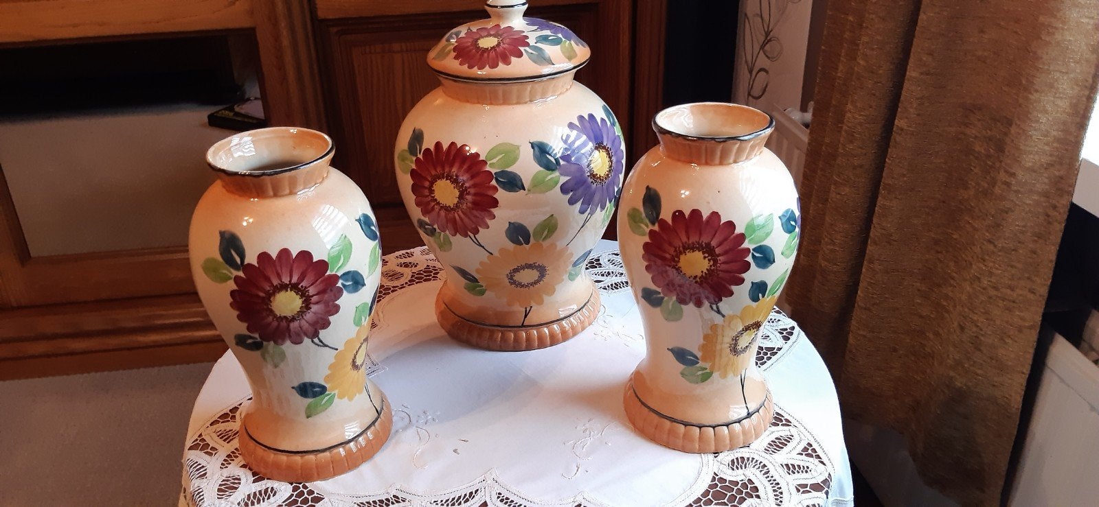 Set vazen., Ophalen