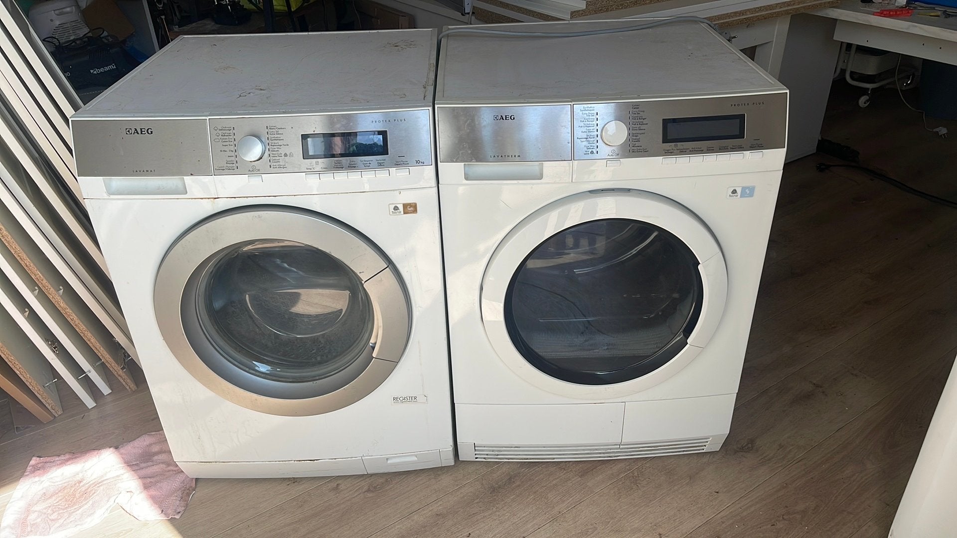 AEG Wasmachine en droogkast, Elektronische apparatuur, Wasmachines, Ophalen, 8 tot 10 kg, 1600 toeren of meer, Voorlader