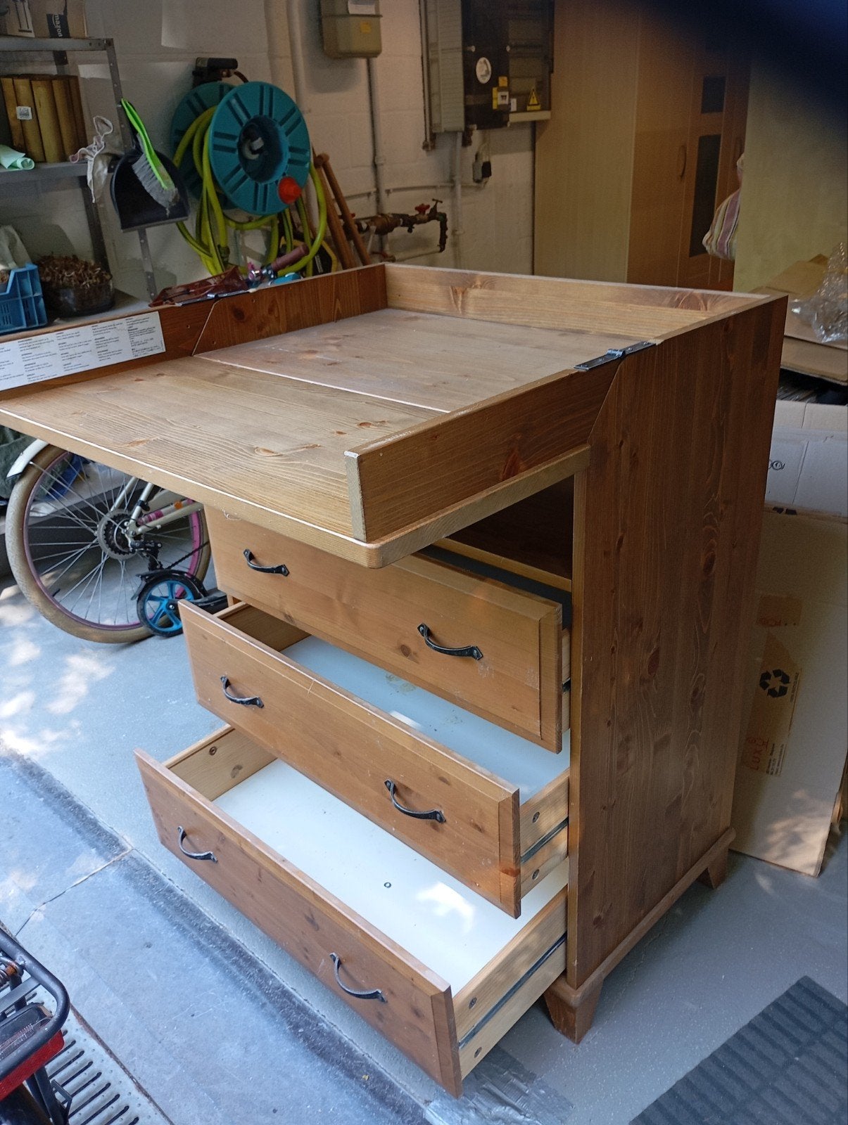Dressoir met 3 laden, Huis en Inrichting, Barren, Ophalen