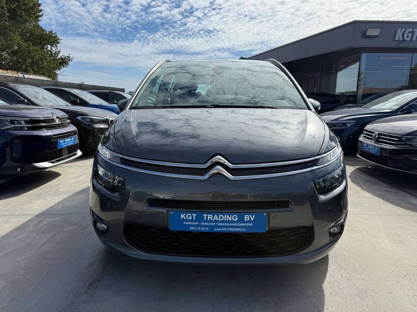 Citroën Grand C4 Picasso 1.6 BLUEHDI 115PK 7 ZETELS EURO 6B, Stof, Gebruikt, 116 pk, Bedrijf