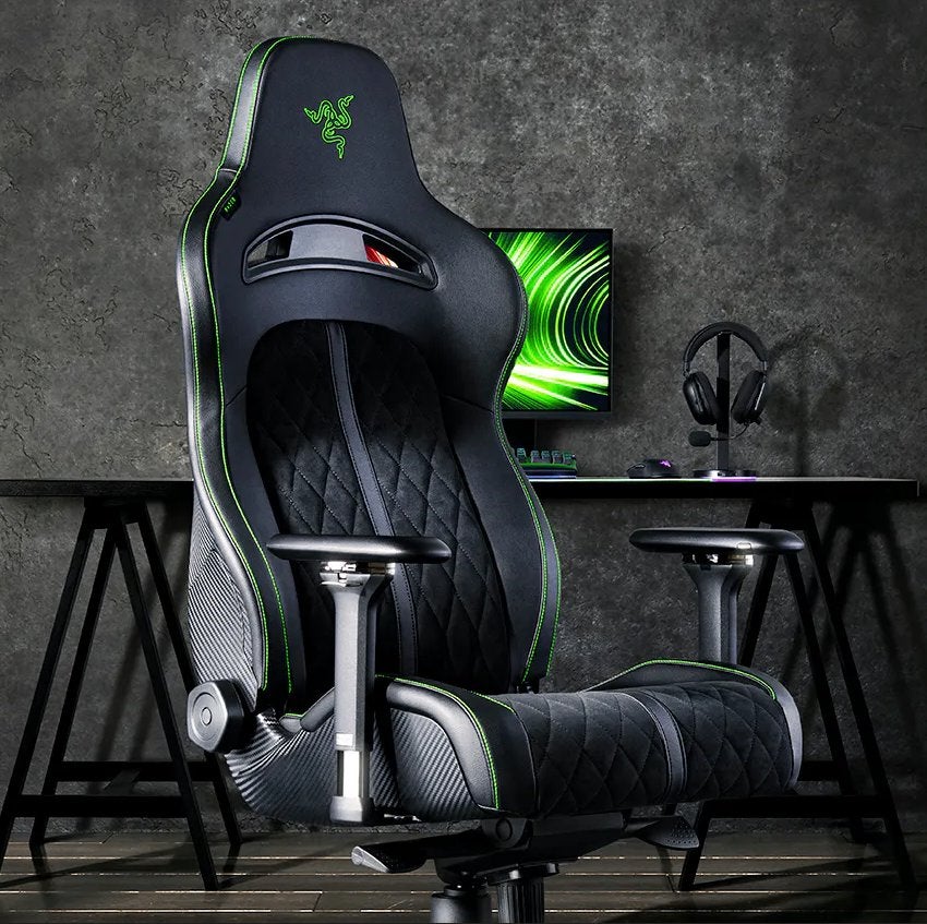 Fauteuil de jeu RAZER ENKI PRO, Maison & Meubles, Chaises de bureau, Comme neuf, Enlèvement, Ergonomique, Chaise de bureau
