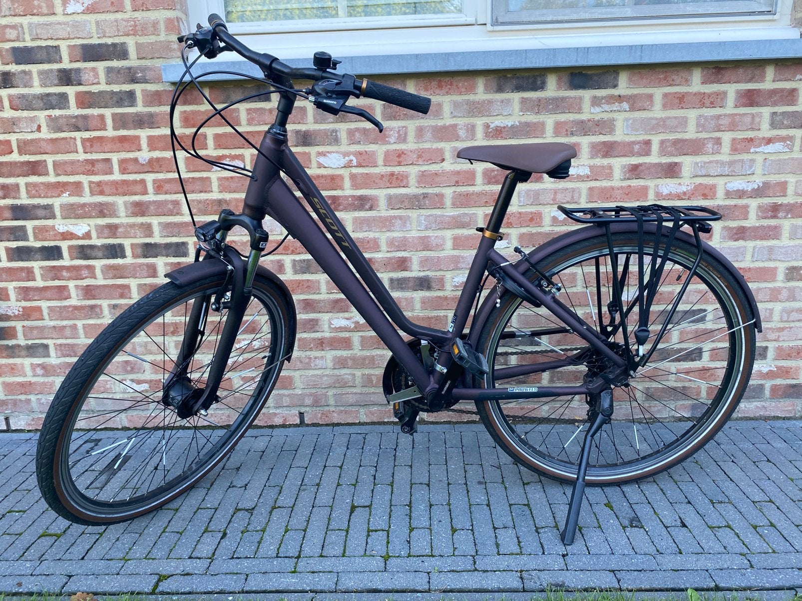 Mooie Scott Sub comfort 20 - maat S - damesfiets, Ophalen, Zo goed als nieuw, Velgrem, Versnellingen