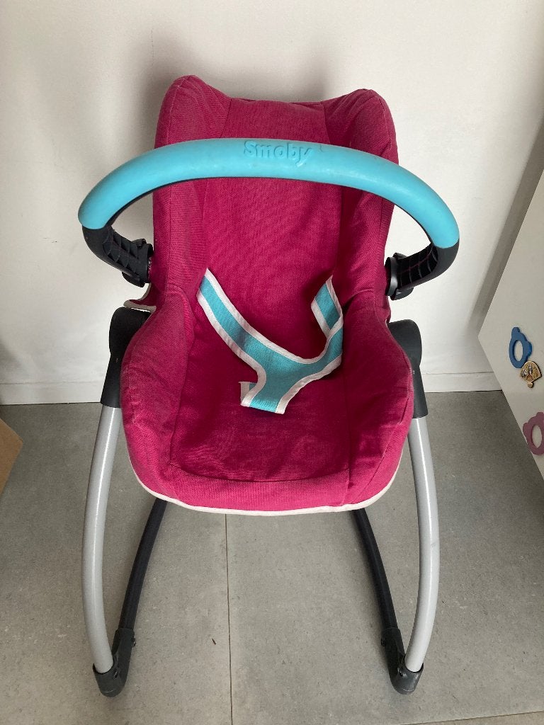 Maxi-cosi + eetstoel poppen, Kinderen en Baby's, Ophalen, Gebruikt, Babypop