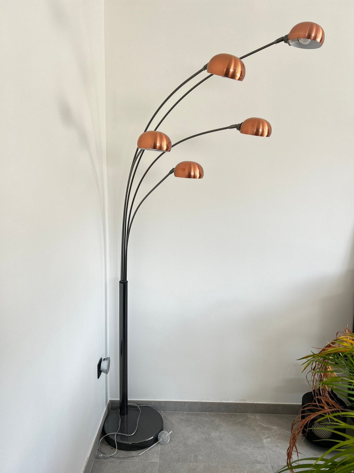 Vloerlamp, Ophalen, Zo goed als nieuw, Metaal, 150 tot 200 cm