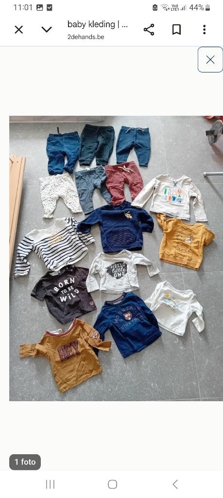 Kinderkledij, Ophalen, Gebruikt
