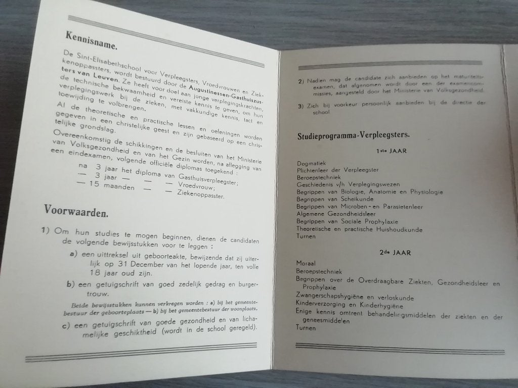 Postkaarten /boekje Sint - Elisabethschool Ukkel, Verzamelen, Ophalen of Verzenden