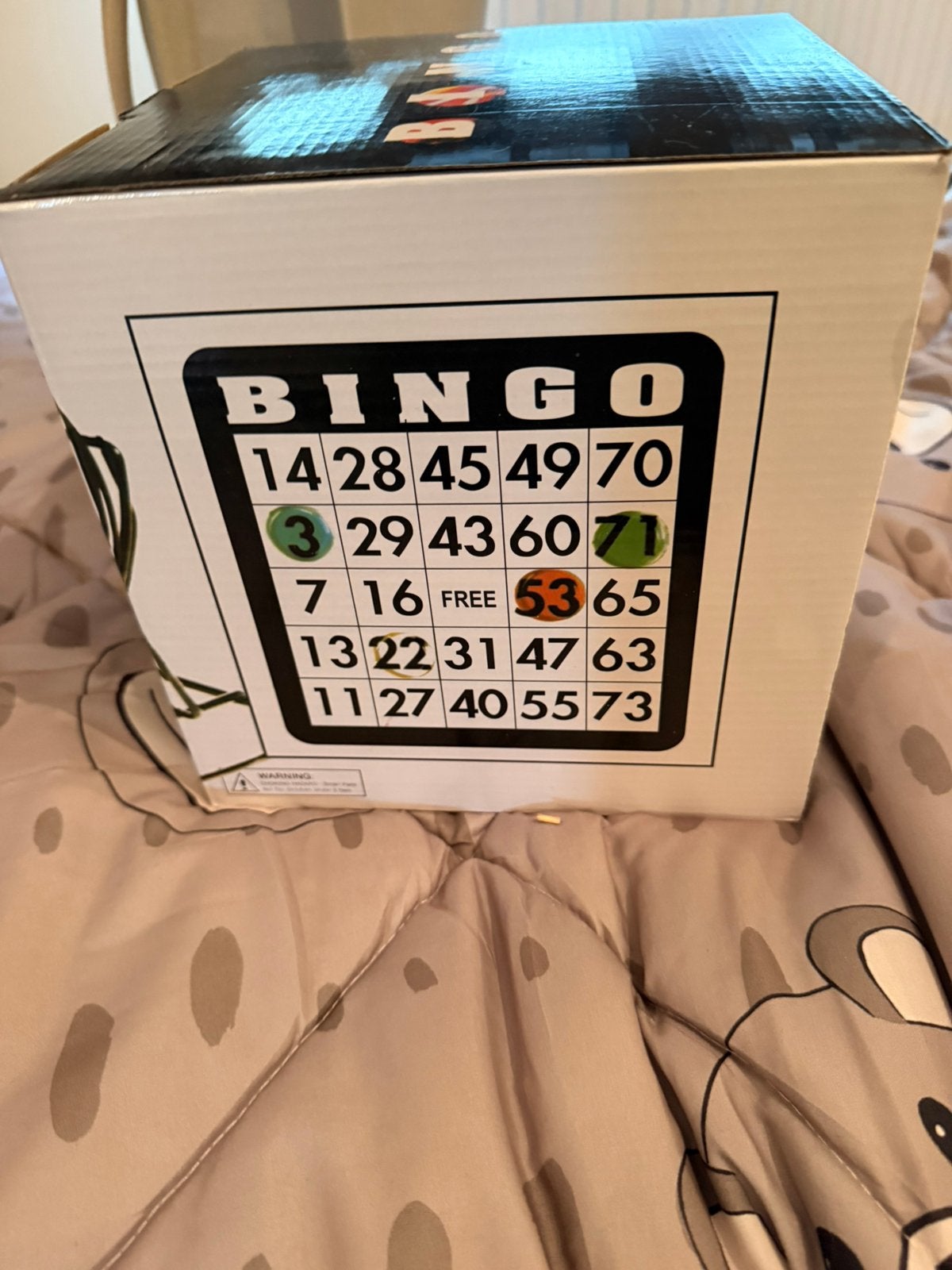 Bingo, Ophalen, Nieuw