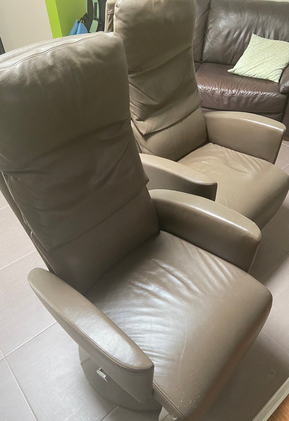 2 vintage Durlet relaxzetels, Huis en Inrichting, Ophalen, Zo goed als nieuw