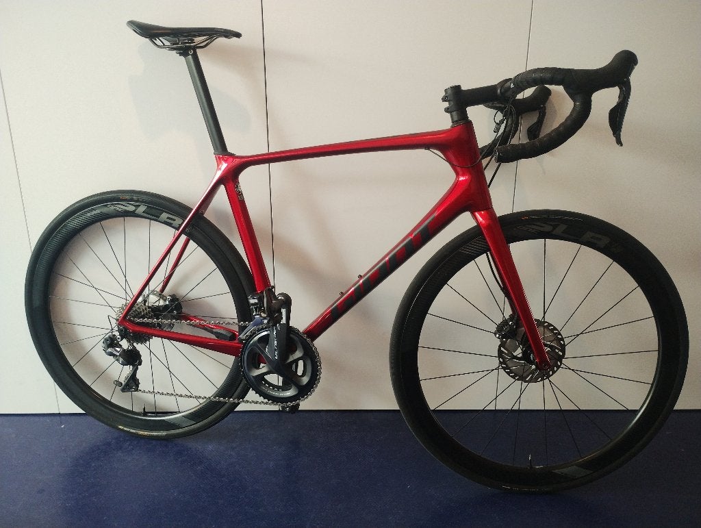 Giant TCR Advanced pro 1 Disc uit 2020, Fietsen en Brommers, Ophalen, 28 inch, Carbon, Heren