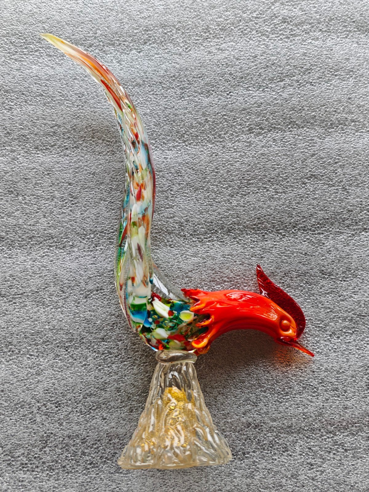 Sculpture soufflé à la main en verre de Murano 1960, Enlèvement