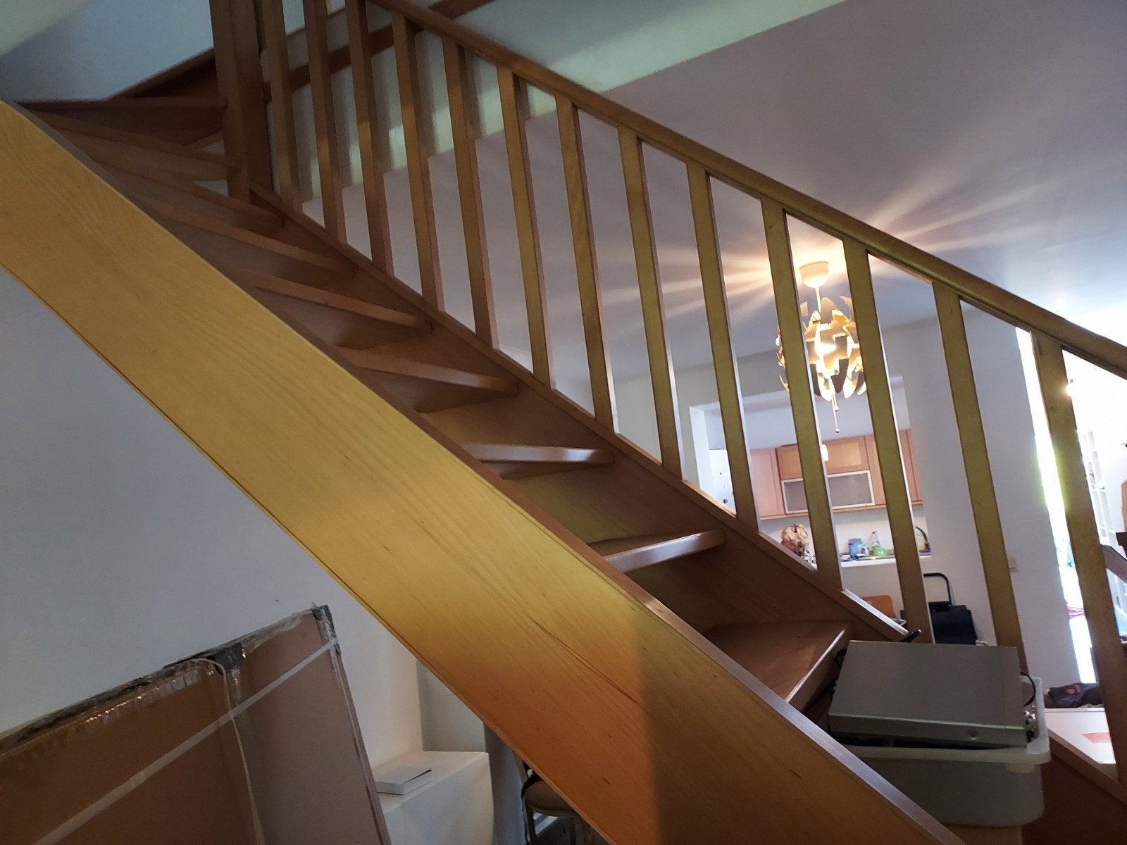 prachtige massief beuken trap, Ophalen, Trap