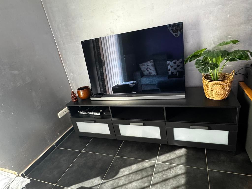 Meible TV noir, Ophalen of Verzenden, Zo goed als nieuw