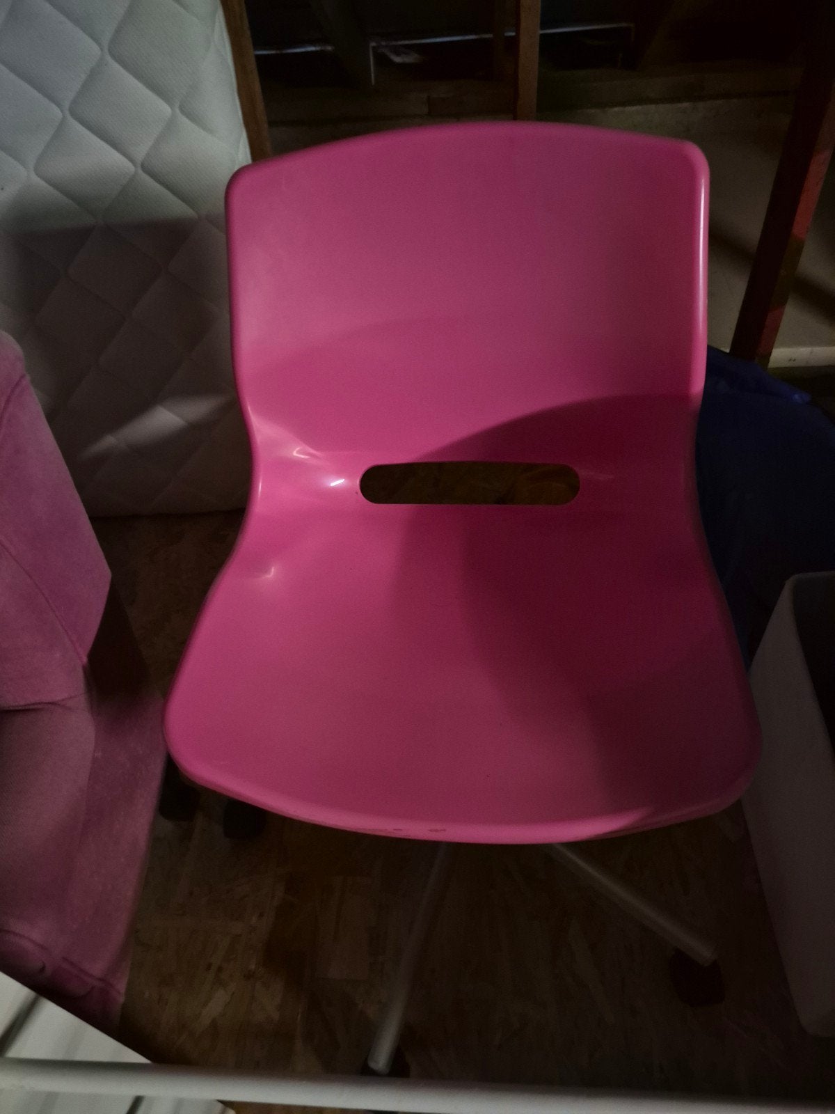 bureau stoel, Ophalen
