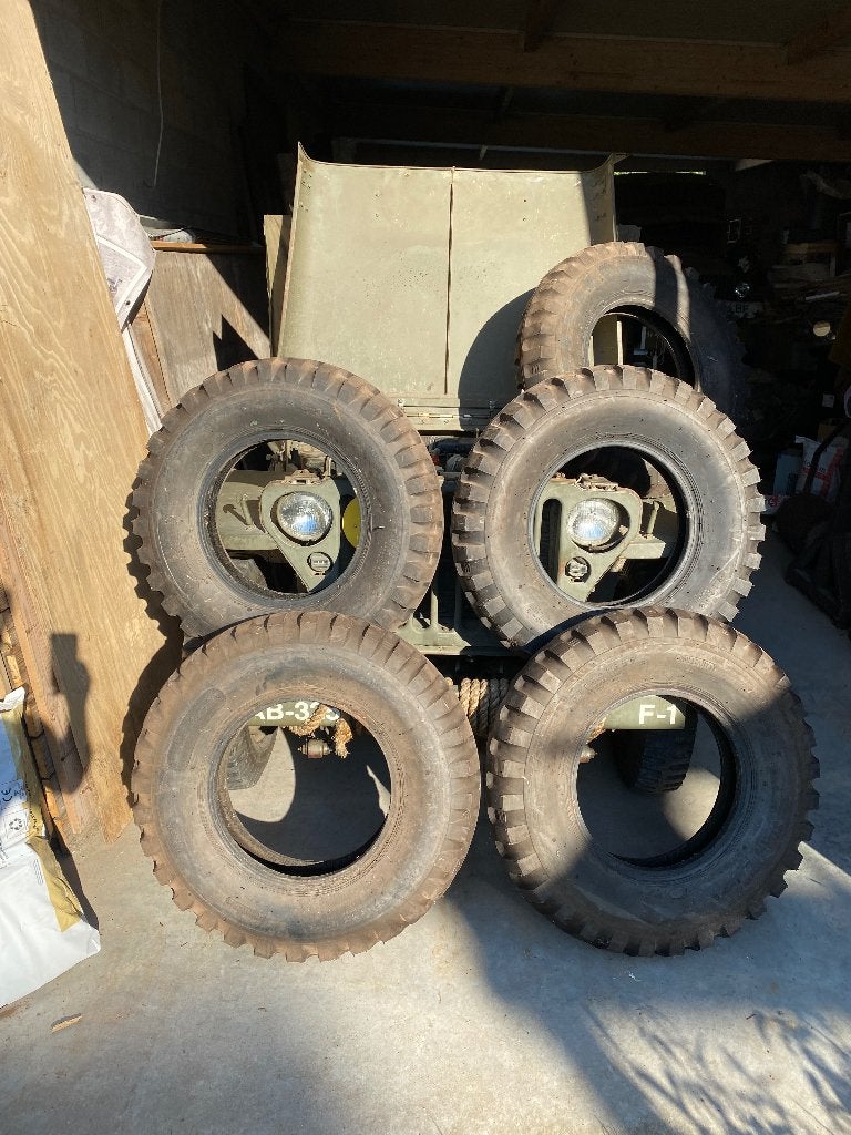 Pneu militaire Firestone 7.50-26, Enlèvement, Autres