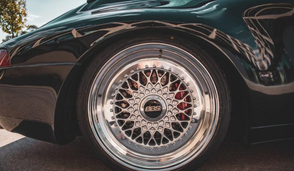 JANTES ORIGINALES BBS RS 012 013 AVEC PNEUS, Pneus et Jantes, Pneus été, 18 pouces, Enlèvement