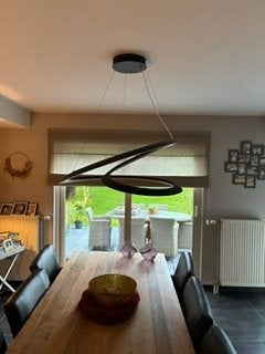 Design plafond lamp aliminum LED 77 W - zo goed als nieuw, Huis en Inrichting, Ophalen, Zo goed als nieuw, Metaal, Modern