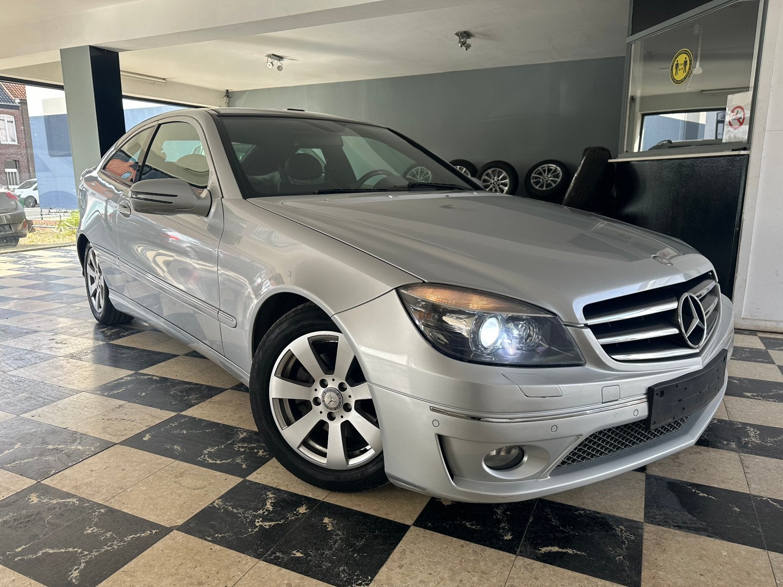 Mercedes-Benz CLC CLC 220 CDI Coupe Sport, Auto's, Mercedes-Benz, 4 zetels, CLC, 4 cilinders, Leder