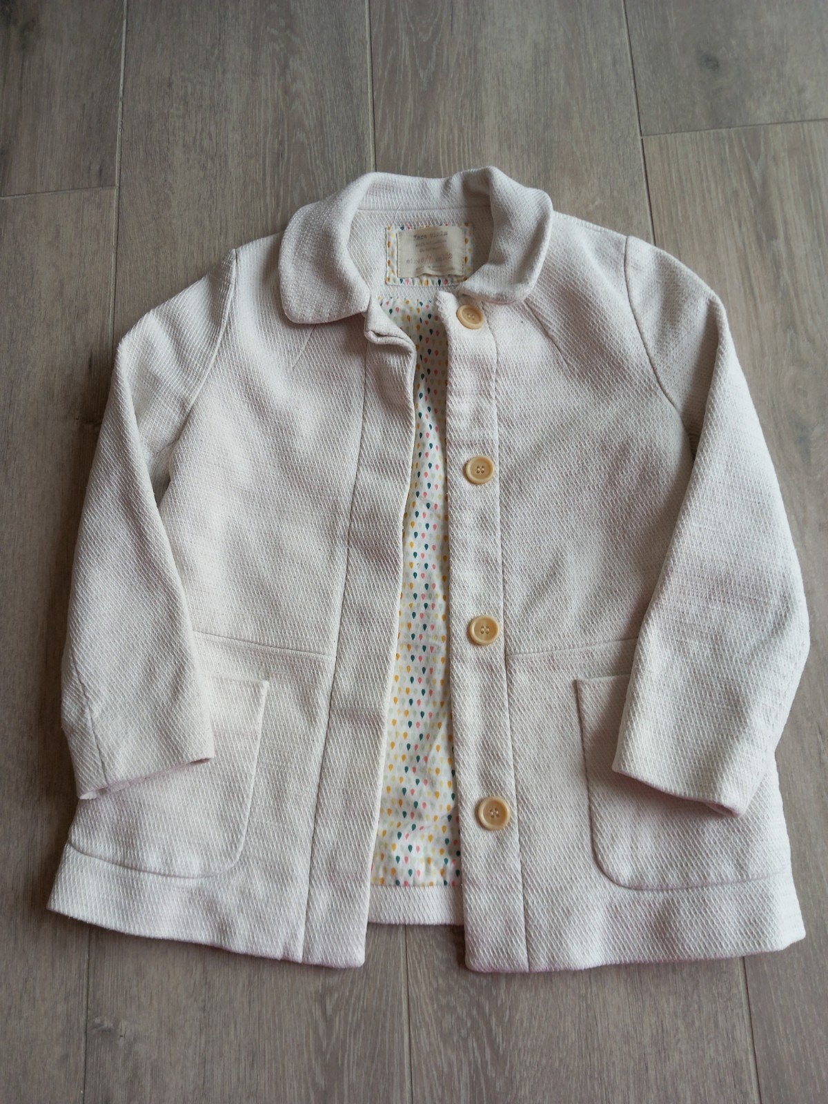 jas Zara m122, Kinderen en Baby's, Kinderkleding | Maat 122, Gebruikt, Meisje, Ophalen of Verzenden, Zara