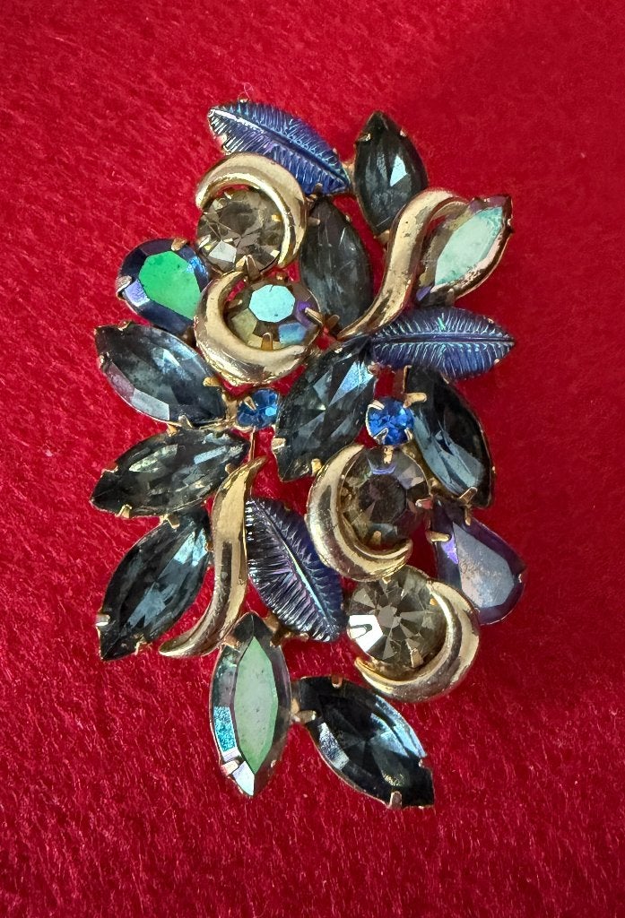 Vintage broche uit de jaren 60, Handtassen en Accessoires, Antieke sieraden, Ophalen of Verzenden, Overige materialen, Broche