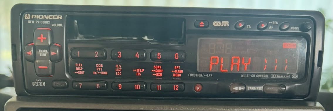 Pioneer Keh-p7100rds met cd lader, Enlèvement, Comme neuf