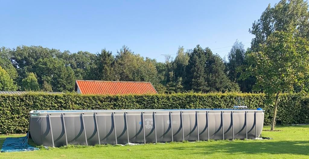 Groot Intex zwembad 975x488, Enlèvement