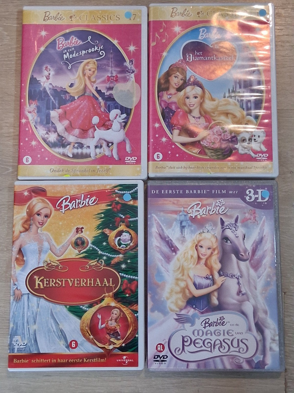 dvd's Barbie tekenfilms, Tekenfilm, Nederlands, Ophalen of Verzenden, Zo goed als nieuw