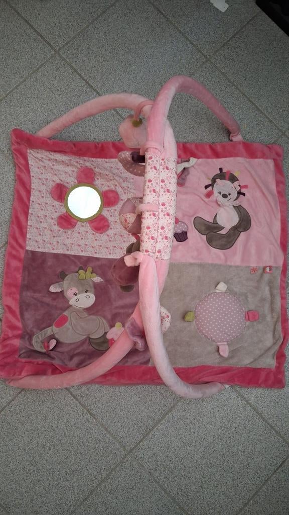 Speelmat baby Nattou roze, Ophalen, Zo goed als nieuw