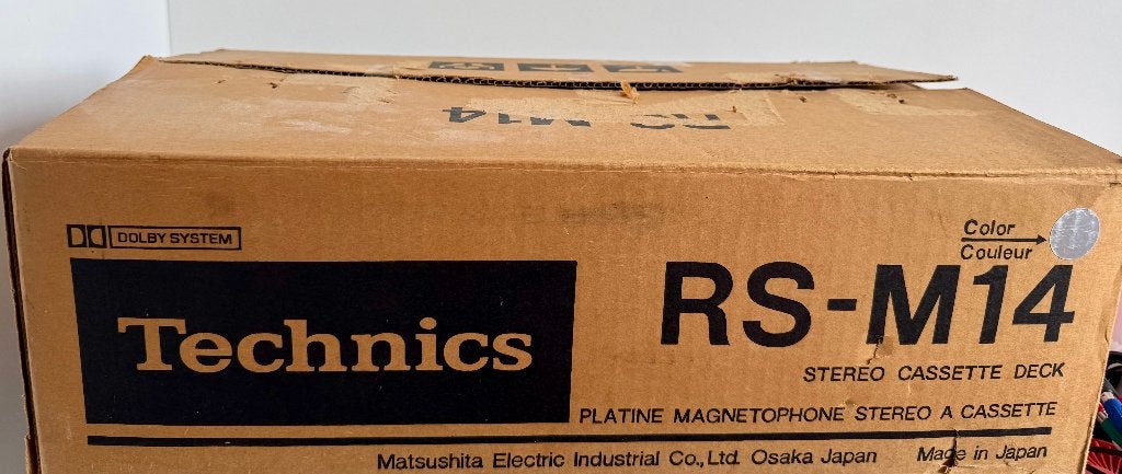 Technics RS-M14 - Platine cassette vintage, Enlèvement ou Envoi, Simple, Autres marques