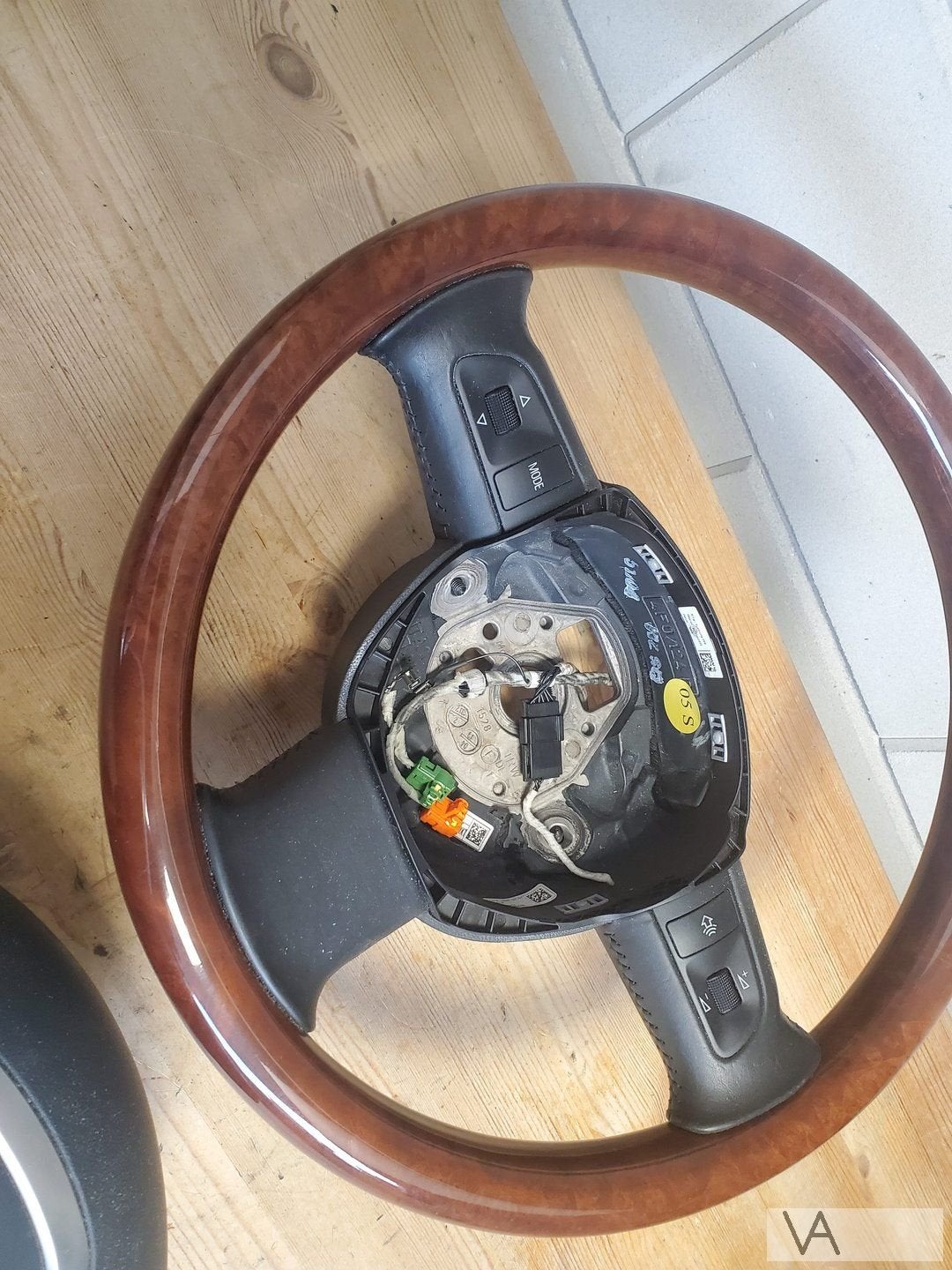 Audi A6 4f 2004 - 2011 houten stuur met airbag 4f0419091AR, -, Audi, Utilisé, -
