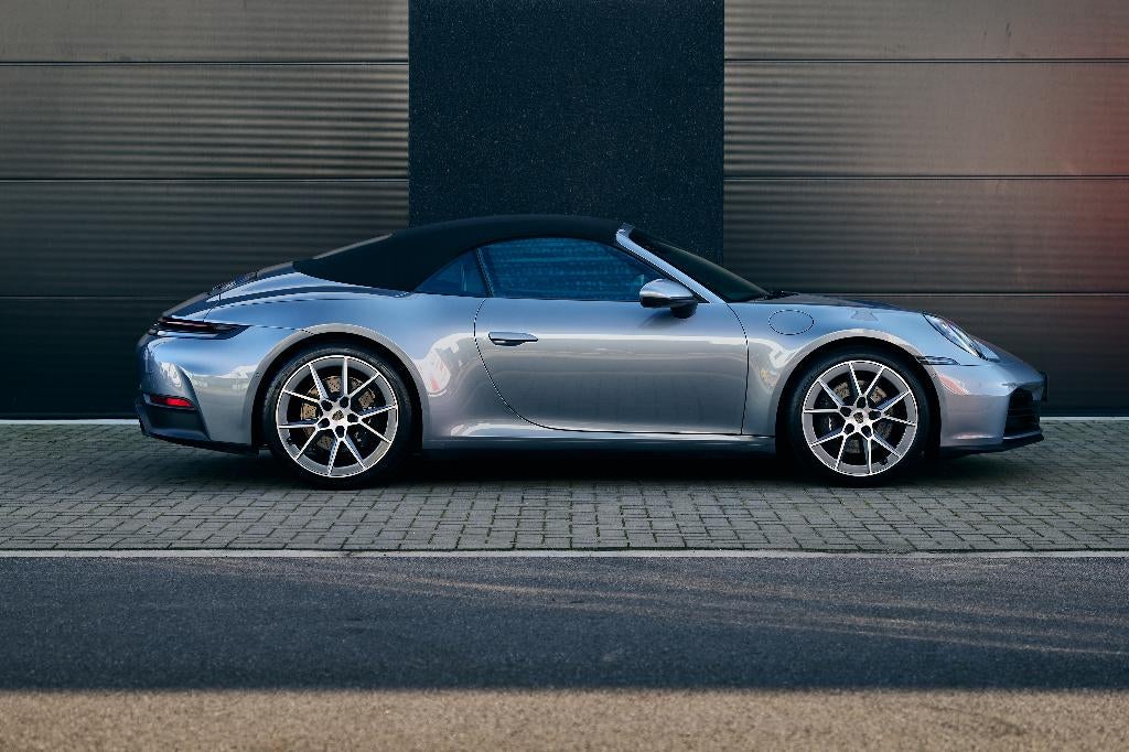 Porsche 992.2 Carrera cabrio PDK facelift, Cuir, Argent ou Gris, Euro 6, Entreprise