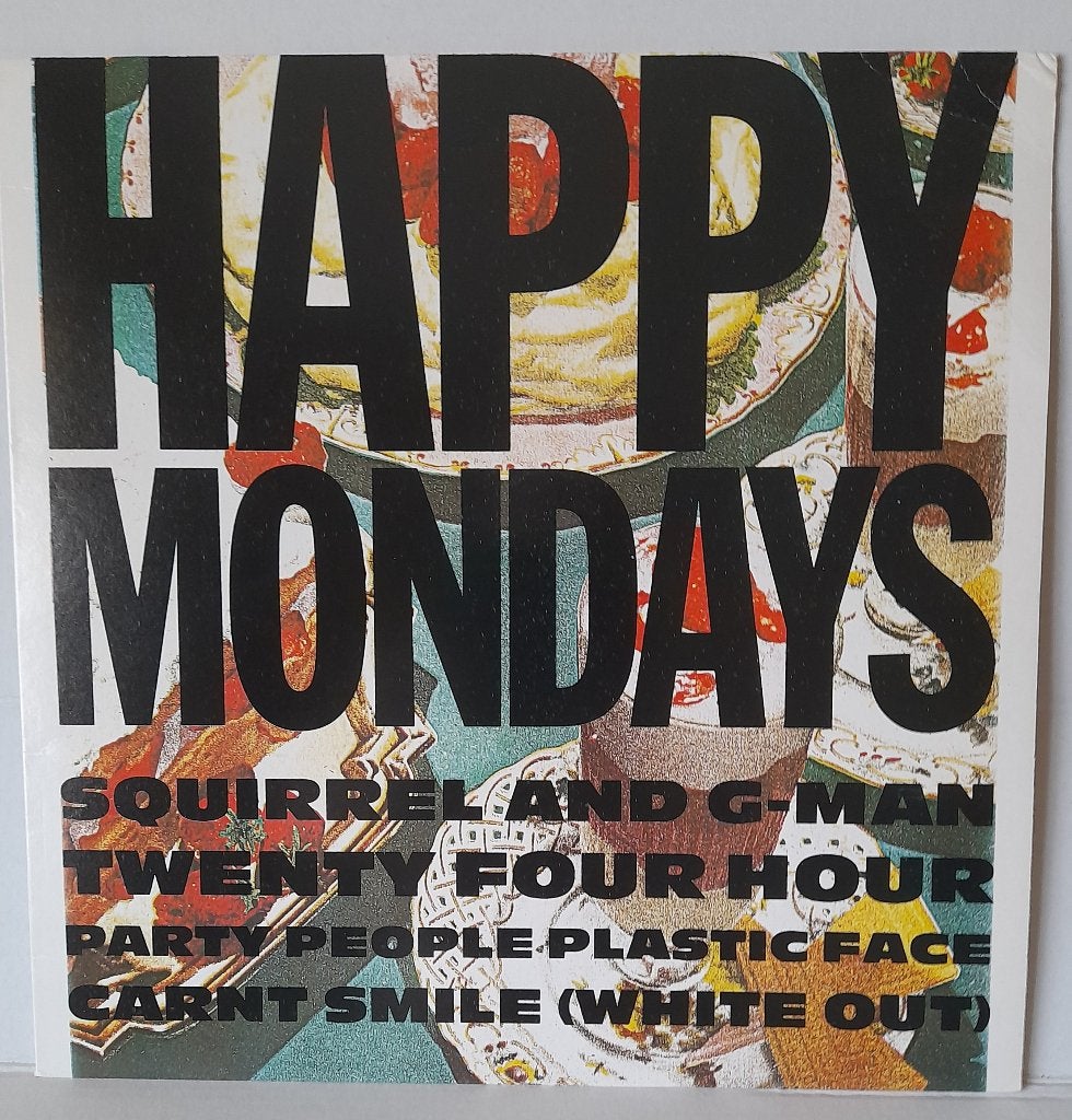 HAPPY MONDAYS - SQUIRREL AND G-MAN - LP - 1989 - UK -, Cd's en Dvd's, LP, Gebruikt, Ophalen of Verzenden, 12 inch