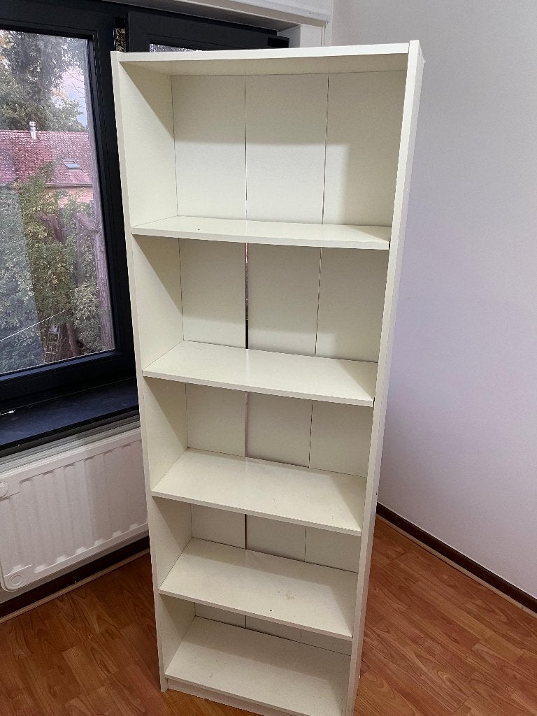 White bookcase, Ophalen, Gebruikt, 50 tot 100 cm, Wood