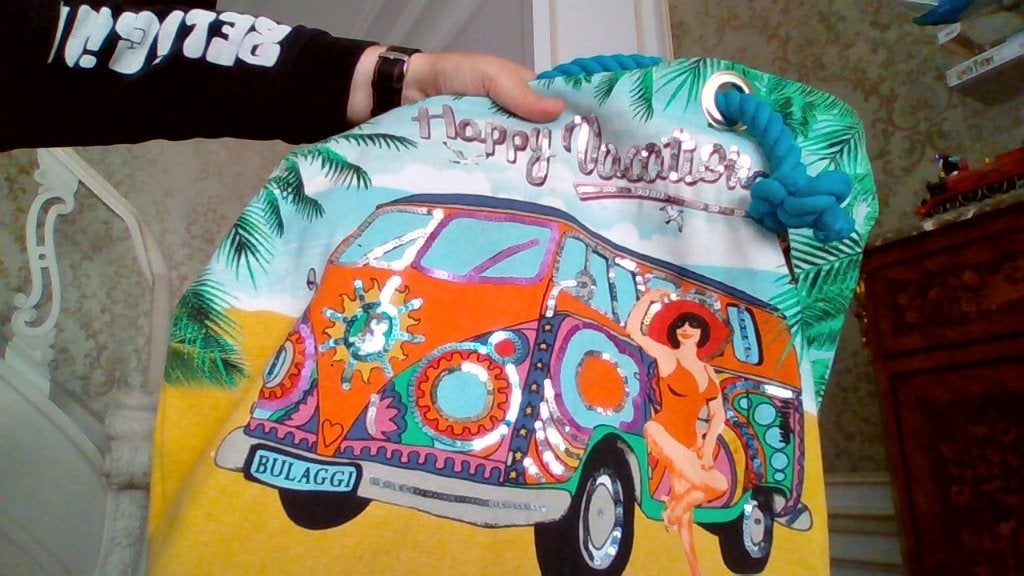 Sac de plage marque Bugalli, Antiquités & Art, Antiquités | Vêtements et Textile, Enlèvement