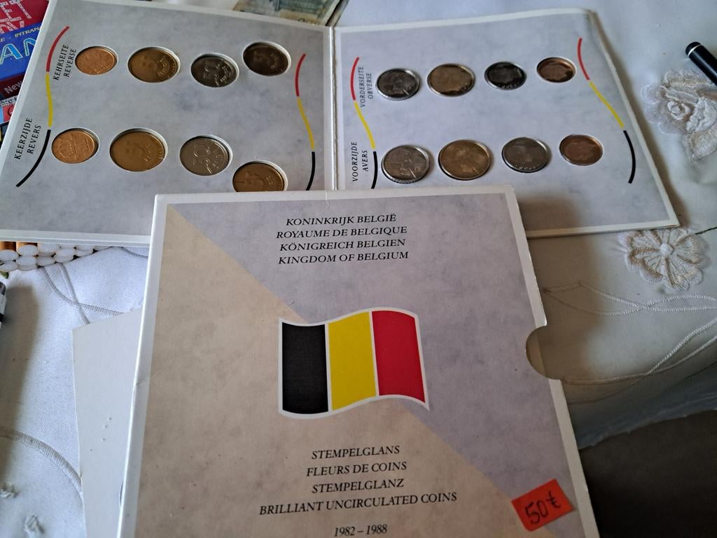 Laatste munten en muntsets uit verzameling zie 45 zoekertjes, Ophalen