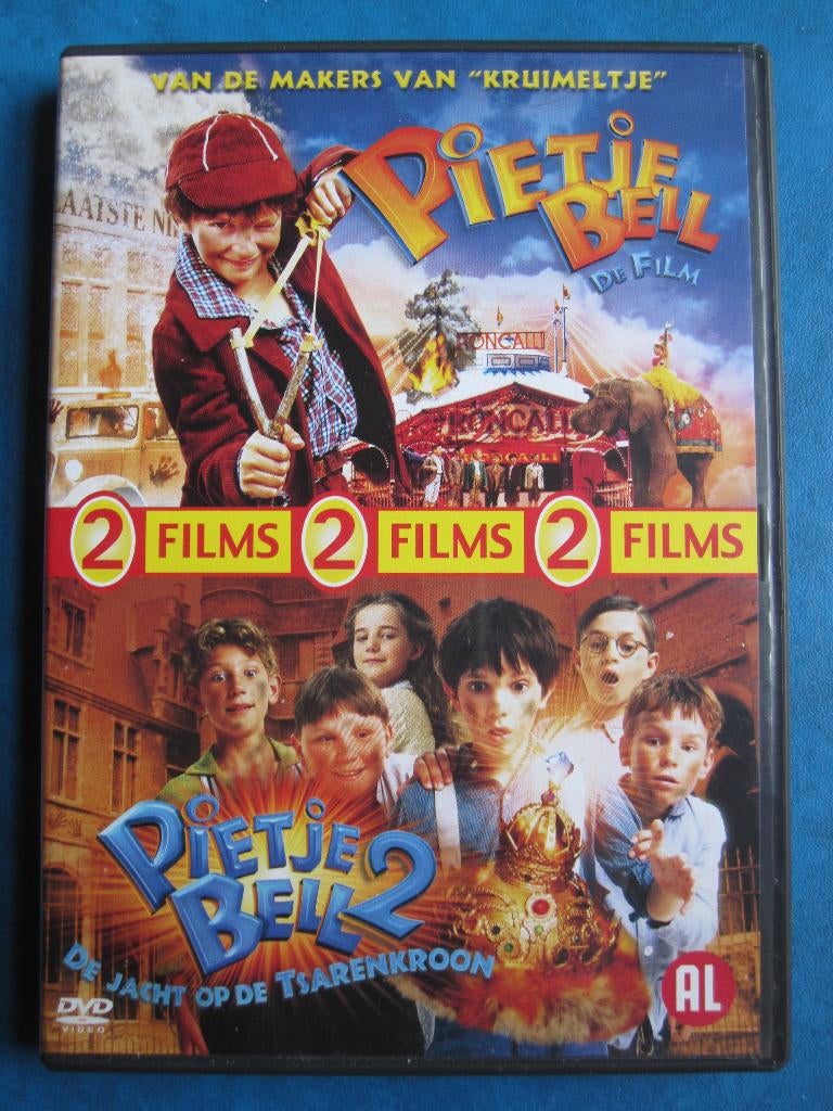 Pietje Bell 1 + 2 De jacht op de tsarenkroon (2 disc), Avontuur, Alle leeftijden, Boxset, Ophalen of Verzenden