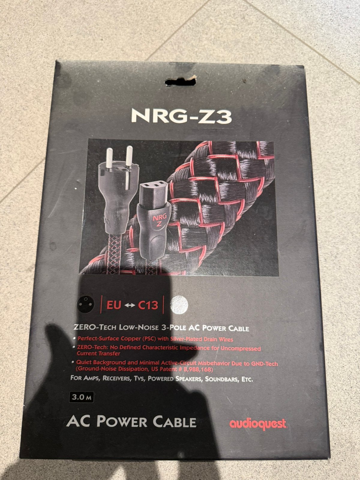 AudioQuest NRG-Z3, Enlèvement, Neuf