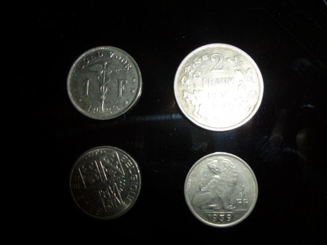 Anciennes pièces de monnaie belge, Enlèvement, Autre, Monnaie en vrac