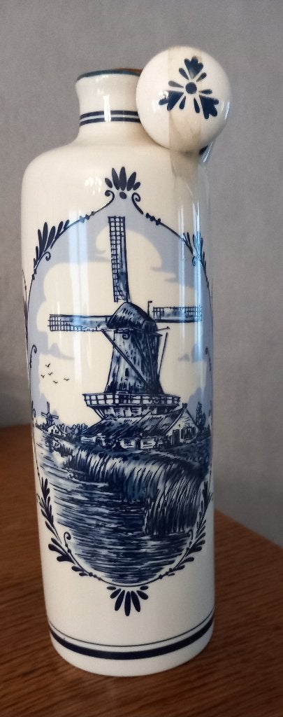 Jenever Fles Delfts Blauw, Antiek en Kunst, Ophalen of Verzenden