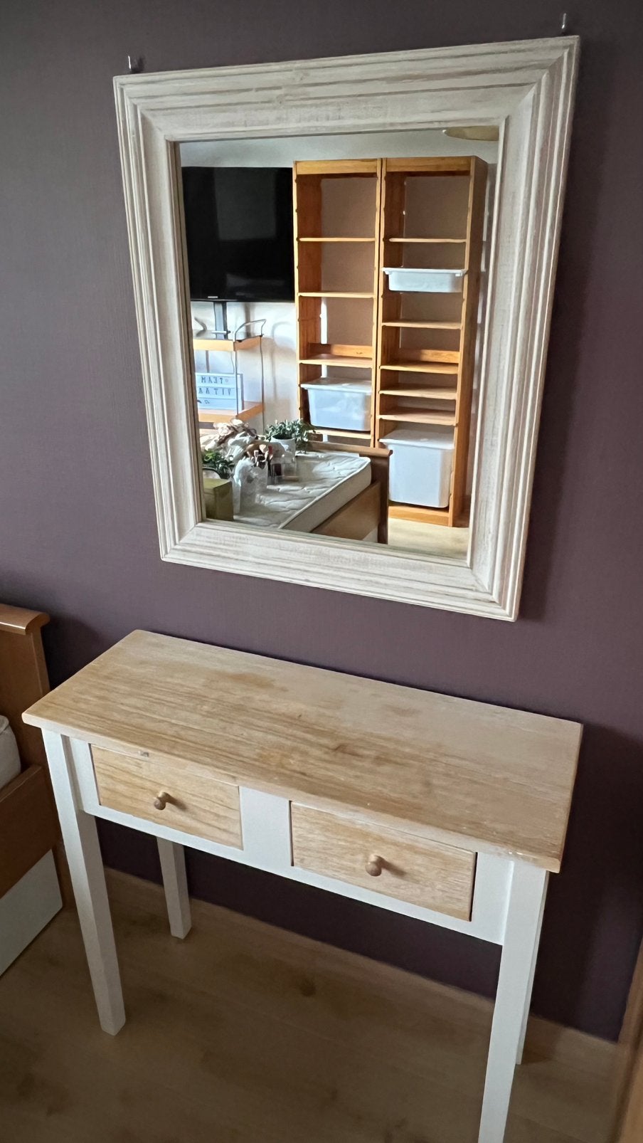 Coiffeuse avec miroir, Maison & Meubles, Enlèvement, Comme neuf