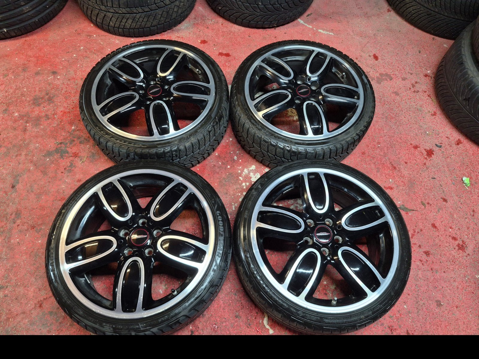 jantes origine MINI 18" kit JCW Cooper F55 F56 F57, Enlèvement, Utilisé, BMW