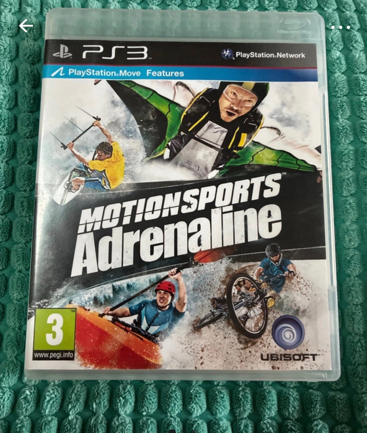PS3 Motionsports Adrenaline met handleiding, Ophalen, Zo goed als nieuw