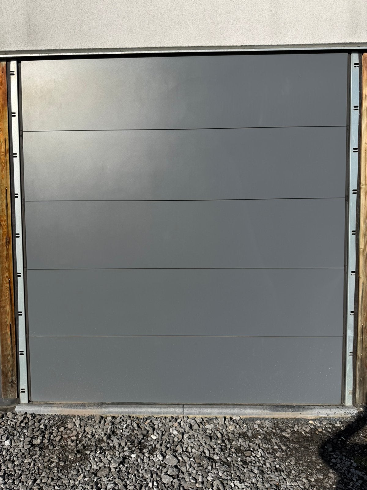 Porte de garage sectionnelle Idem (Trespa), Ophalen, Gebruikt, 225 cm of meer, Overige typen