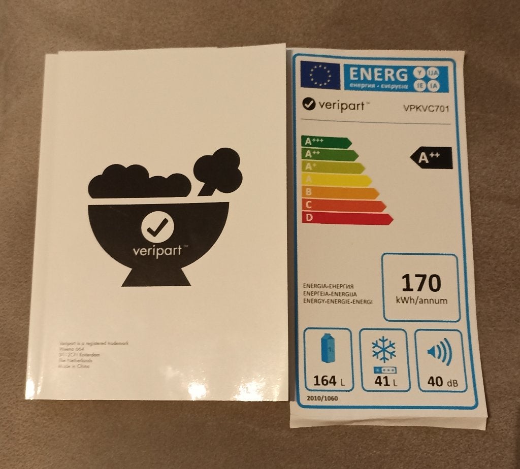 Koelkast, Utilisé, 200 litres ou plus, 45 à 60 cm, Avec congélateur séparé
