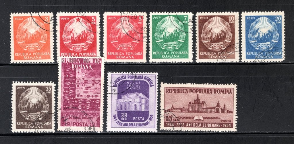 ROEMENIE Lot 1953 gestempeld, Verzenden, Overige landen, Gestempeld
