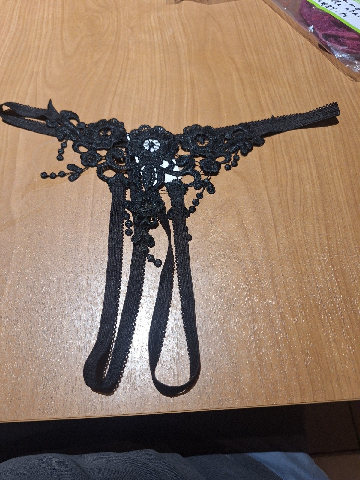 Open kruis string s/m, Ophalen of Verzenden, Zwart, String