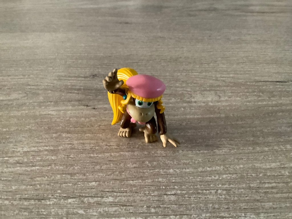 Personnage de Super Mario Donky Kong Dixie (2007) (5 cm), Enlèvement ou Envoi, Comme neuf