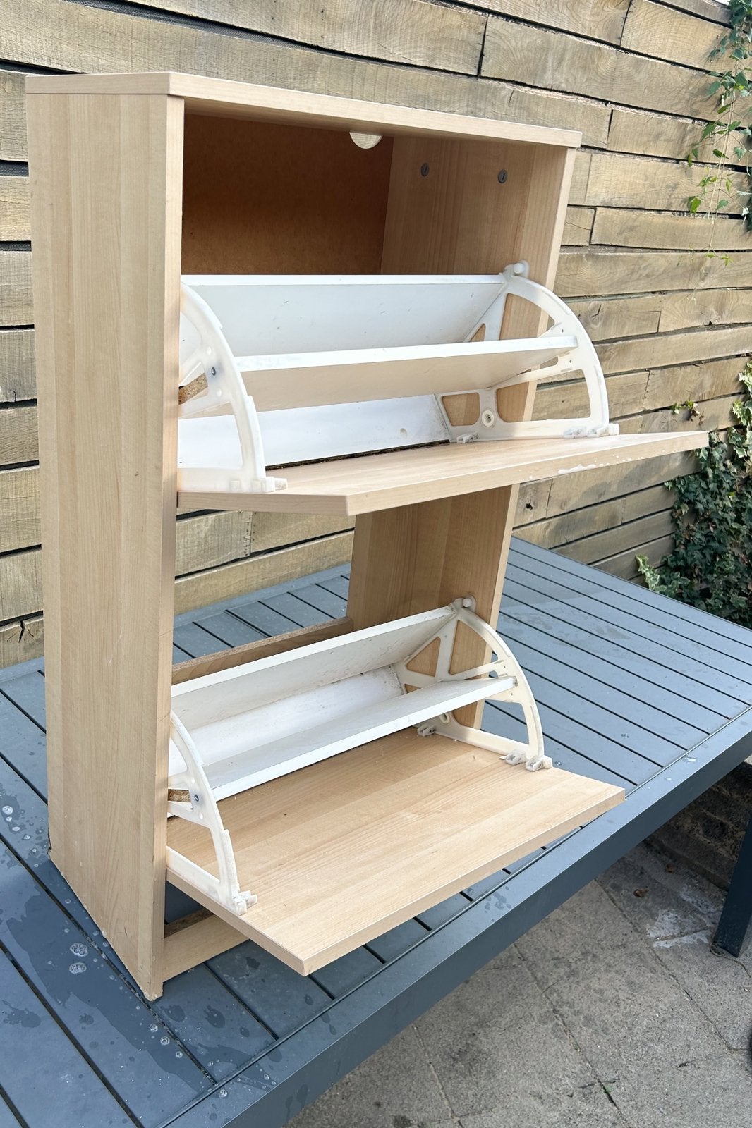 Armoire à chaussures Ikea Bissa, Maison & Meubles, Armoires | Armoires à chaussures, Enlèvement, Utilisé